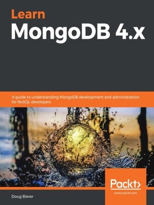 cover image of Learn MongoDB 4.x